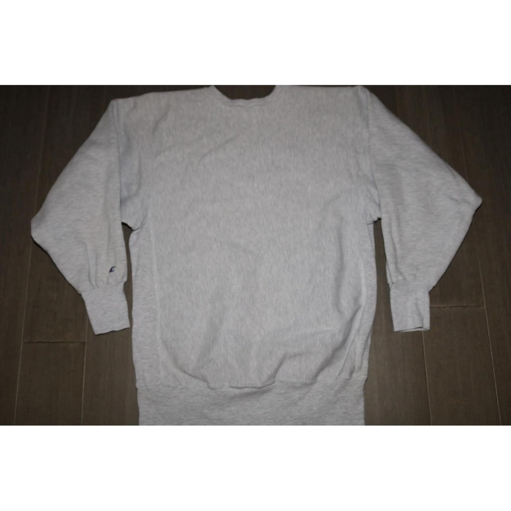 Vintage Champion Reverse Weave Illinois Sweatshirt Mens Large Gray Crewneck - Picture 8 of 12